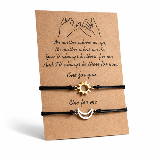 Sun And Moon Matching Bracelet