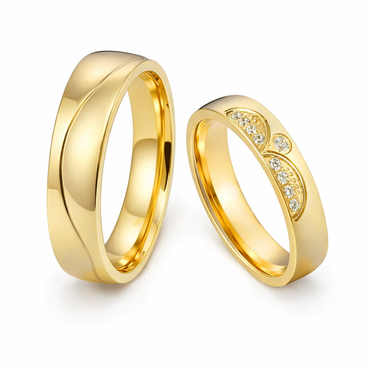 unique-couple-wedding-ring-set-gold