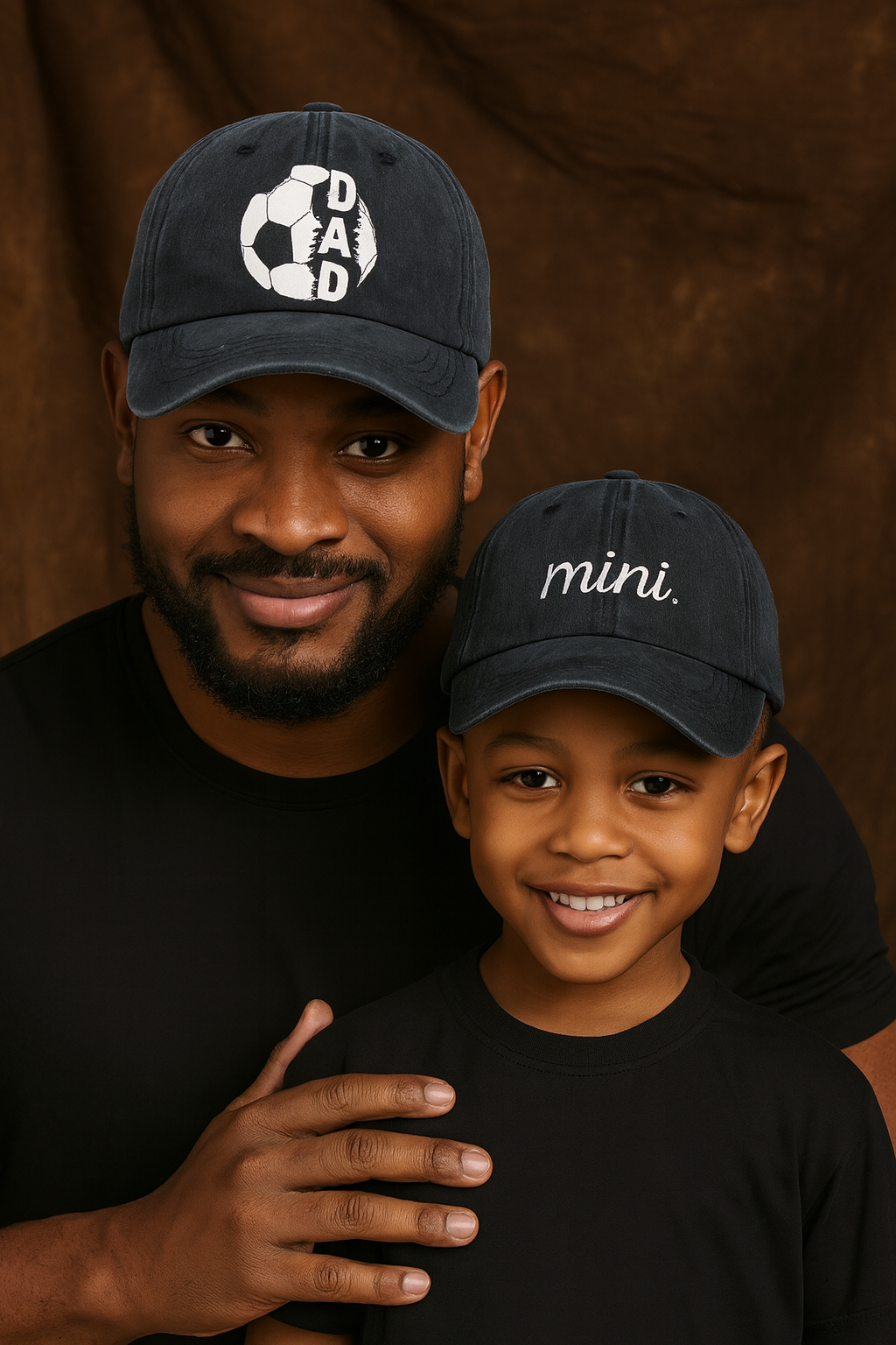 Vater-Sohn-Kappe Fußball