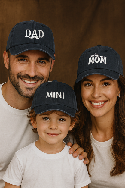 Vater-Sohn-Kappe Schnurrbart