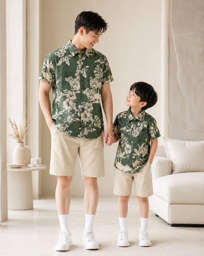 Vater Sohn Outfit Hemd