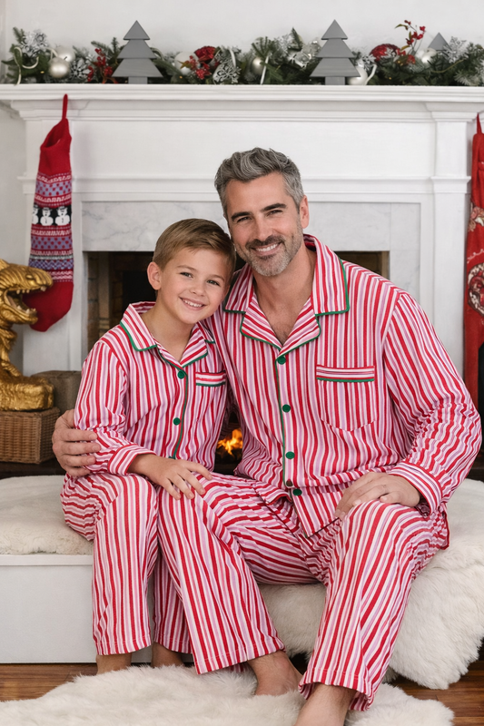 Vater Sohn Pyjama