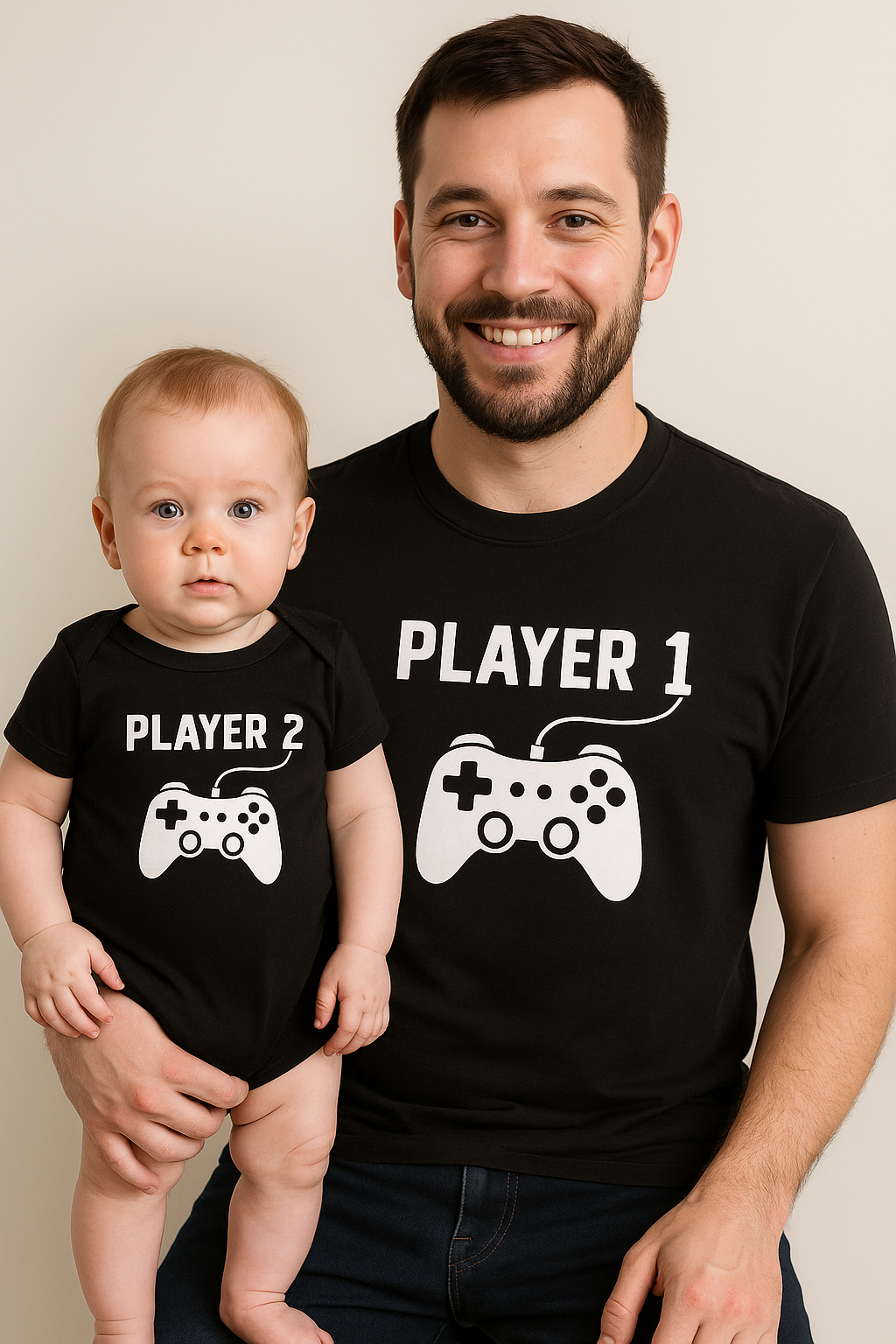 Vater Sohn T Shirt Player
