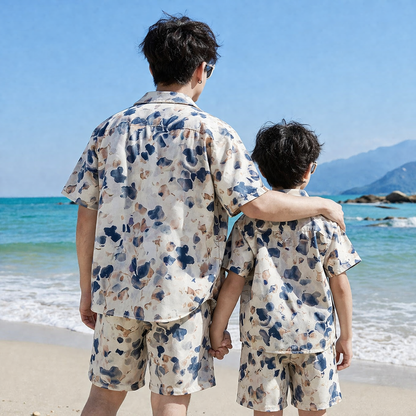 Vater Und Sohn Gleiches Hemd - Ansicht 2