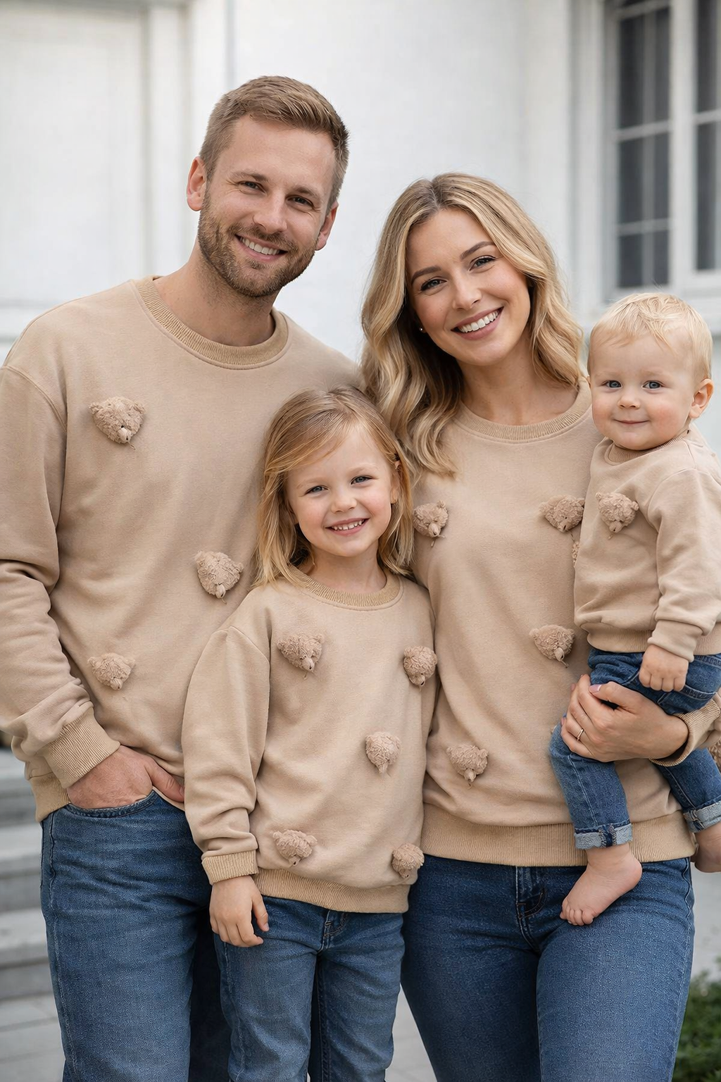 Winter Pullover Partnerlook Mit Kind