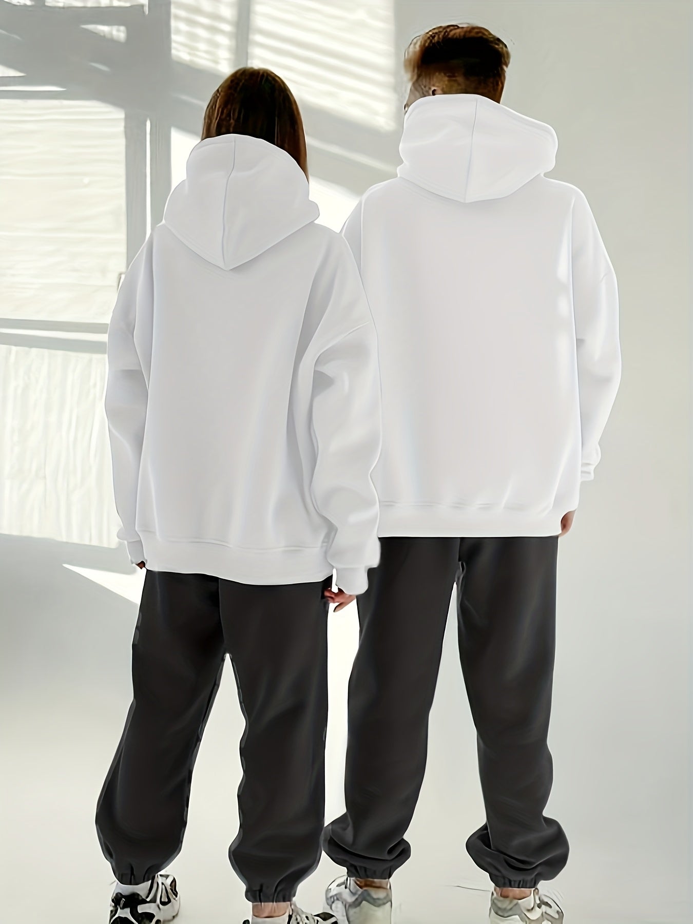 White Hoodie Matching Pants