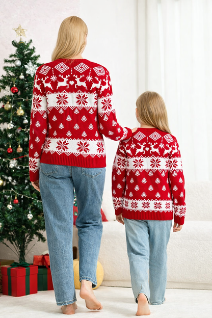 Norweger Pullover Mutter Tochter