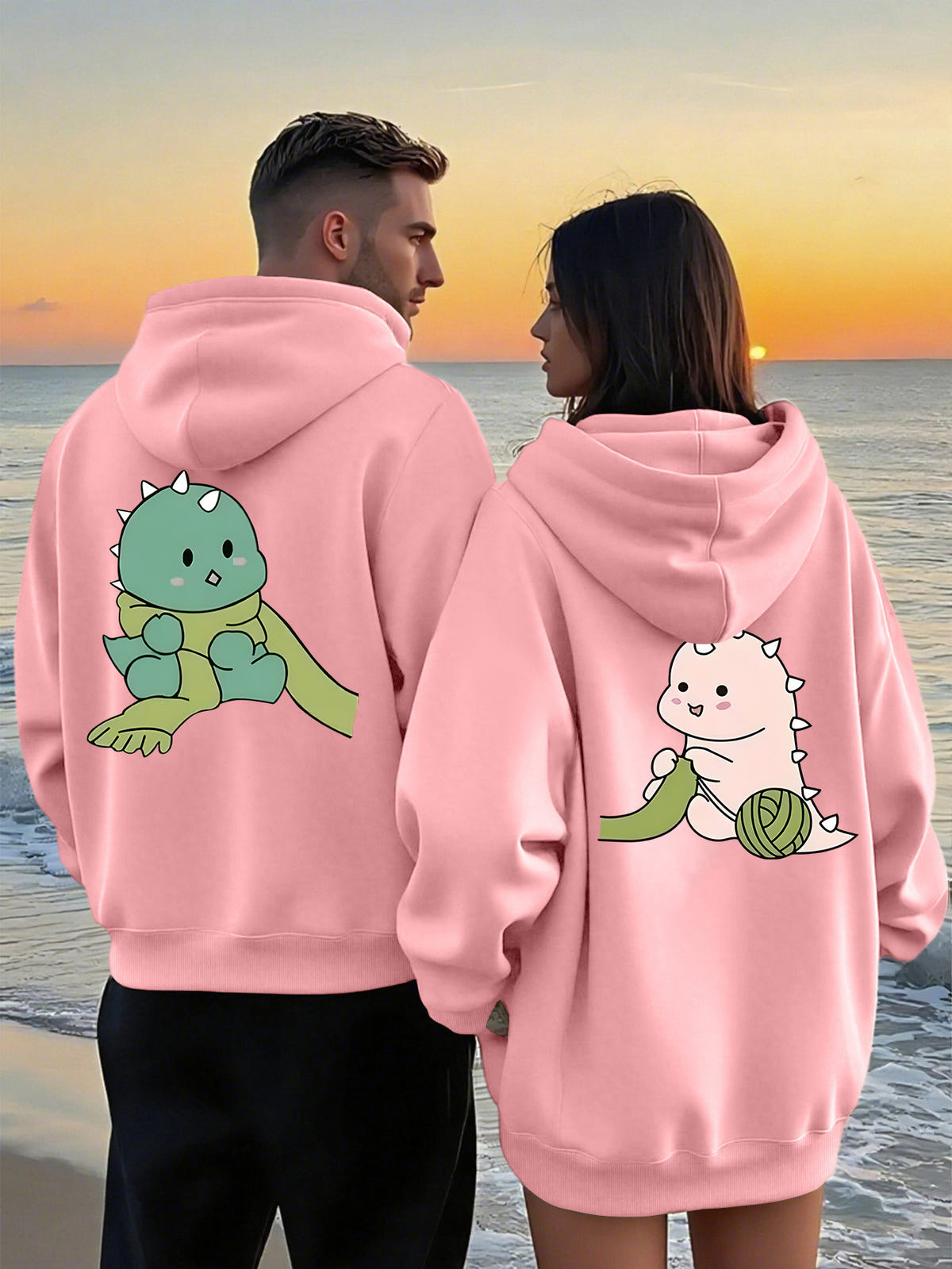 Matching Dino Hoodies – Ansicht 4