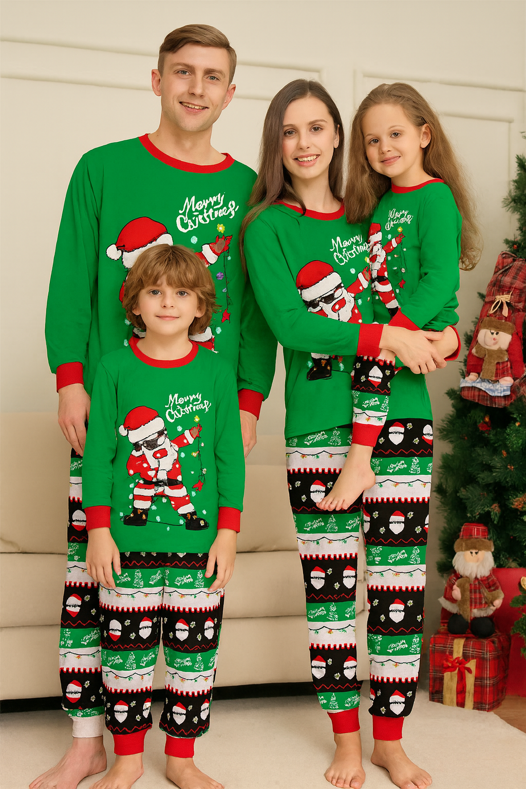 family novelty christmas pyjamas