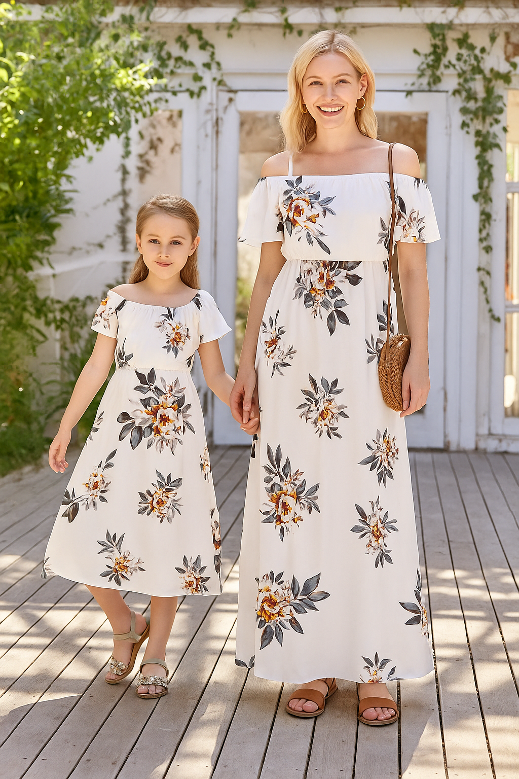 kleid 50er mutter tochter