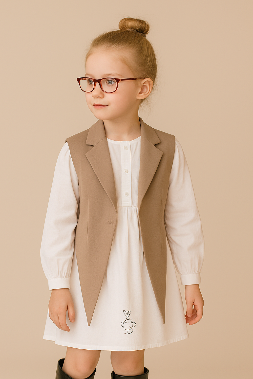 partner-kleid-mutter-tochter-beig