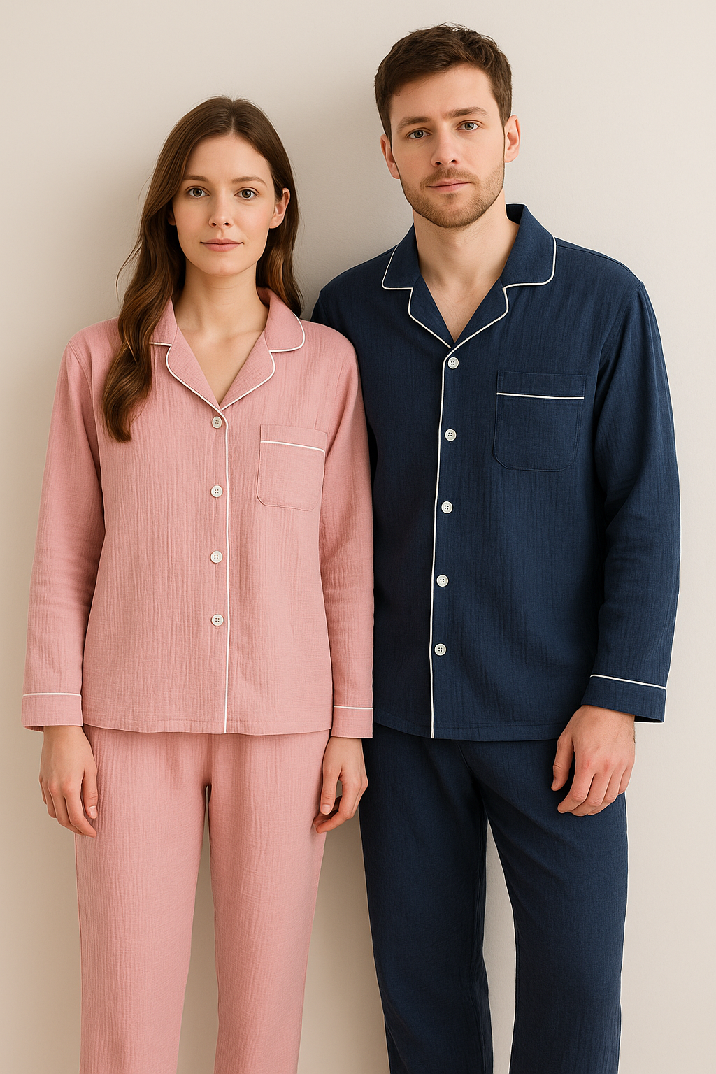 partner pyjama klassisch