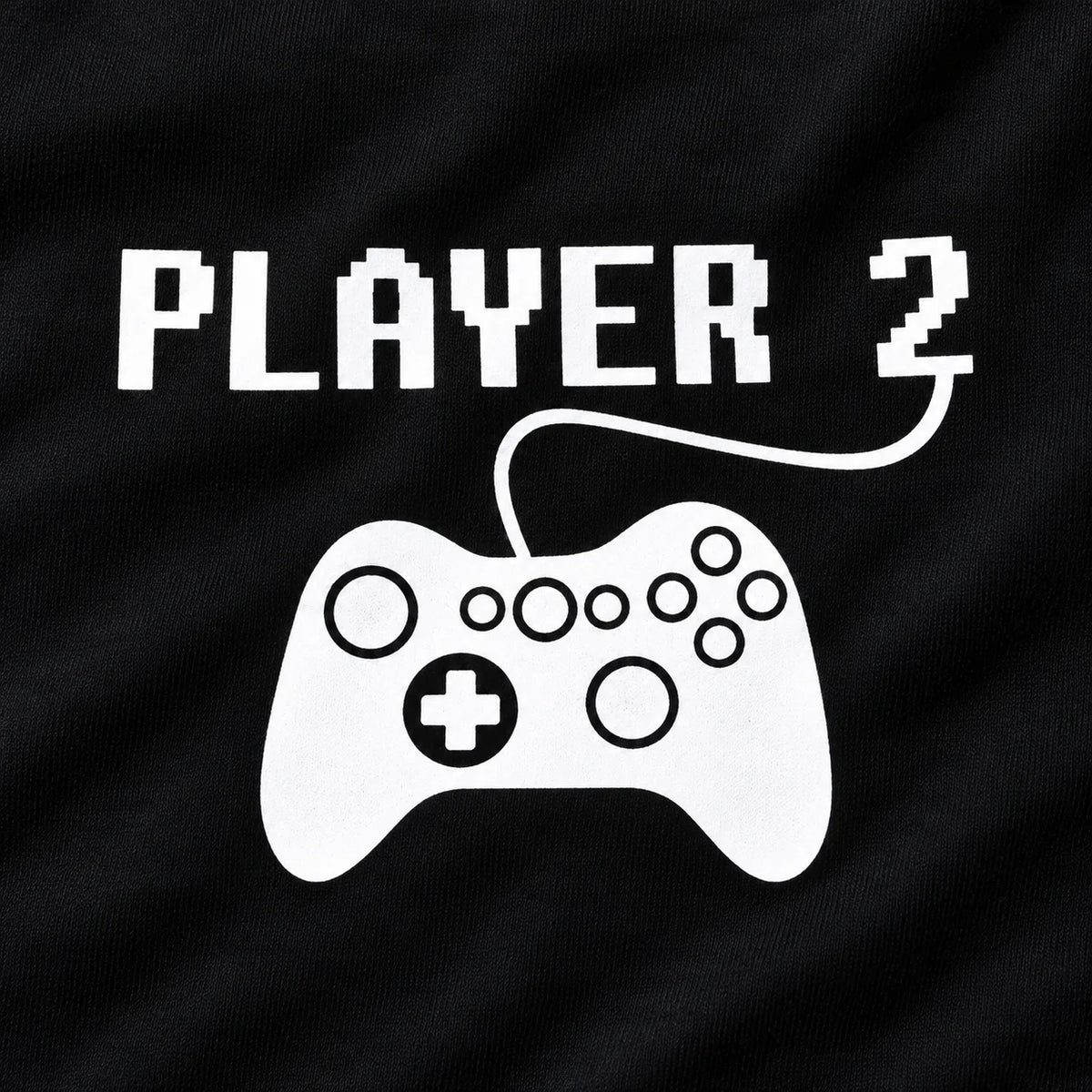 Babyshirt – Player 2 Druckdetail