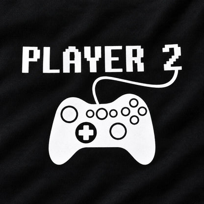 Babyshirt – Player 2 Druckdetail