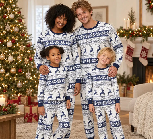 Family Christmas Moose Pajamas