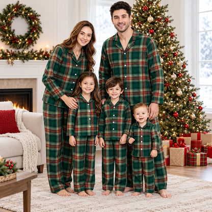 100 Cotton Family Christmas Pajamas