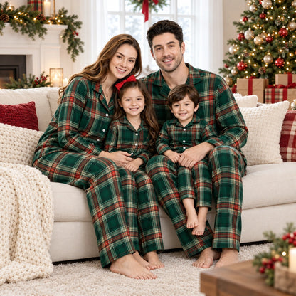 100 Cotton Family Christmas Pajamas