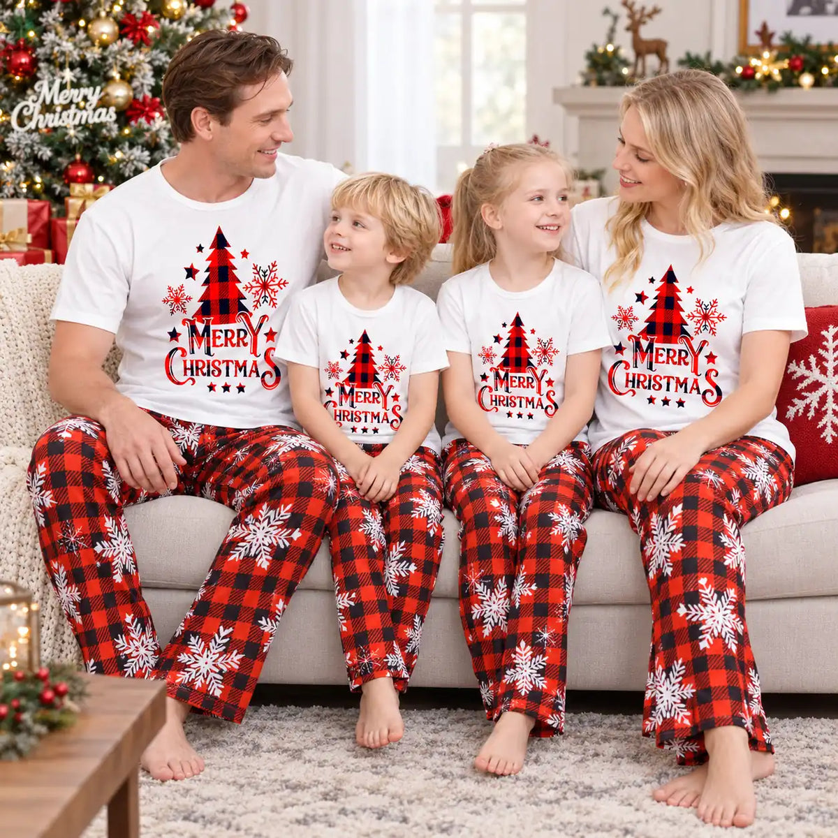 Family Christmas Pajamas Made In Usa