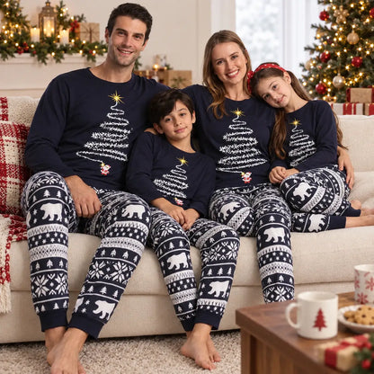 Family Christmas Polar Bears Pyjamas