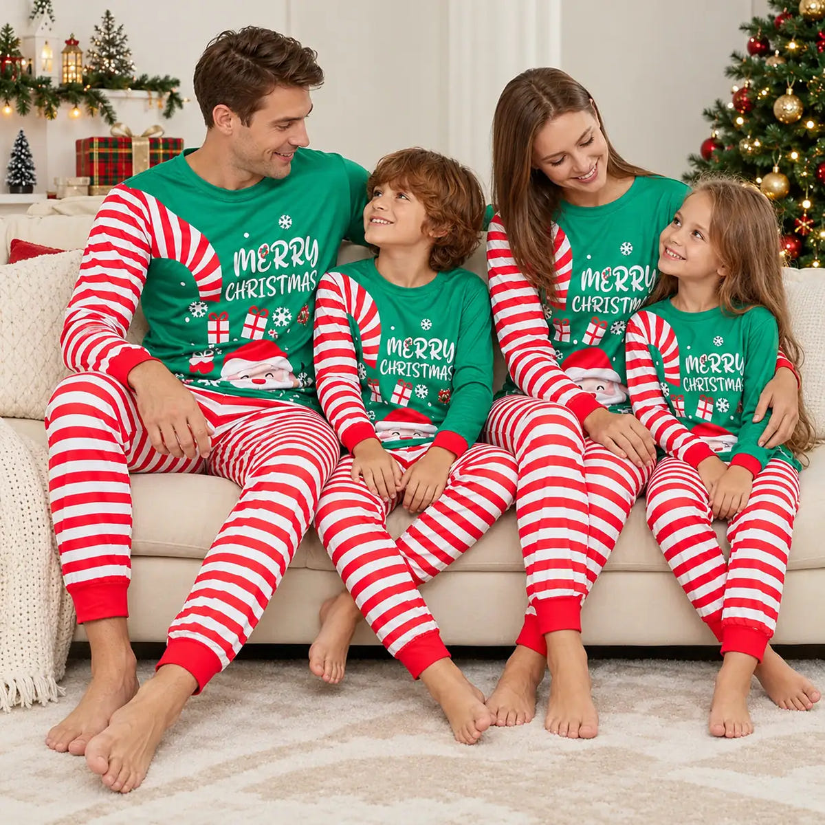 Pima Cotton Family Christmas Pajamas