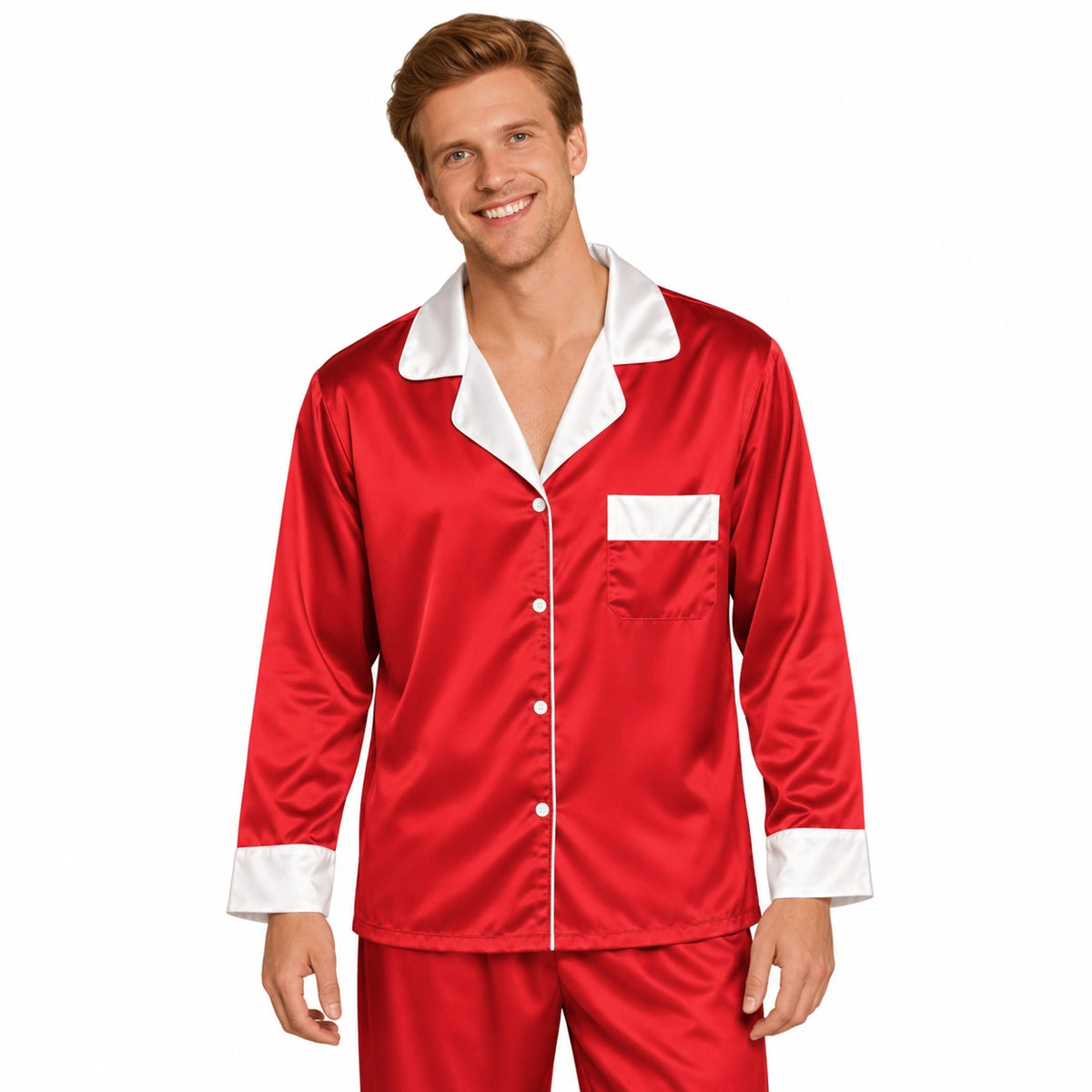 Silk Christmas Pajamas Family