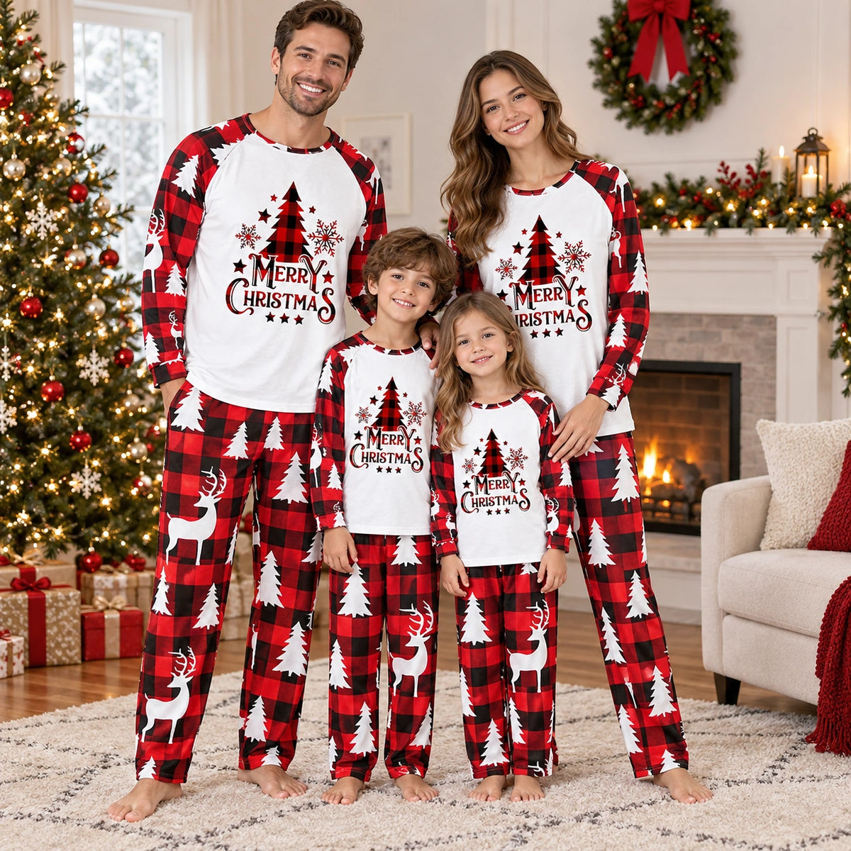 Christmas Pajama Tops For Family