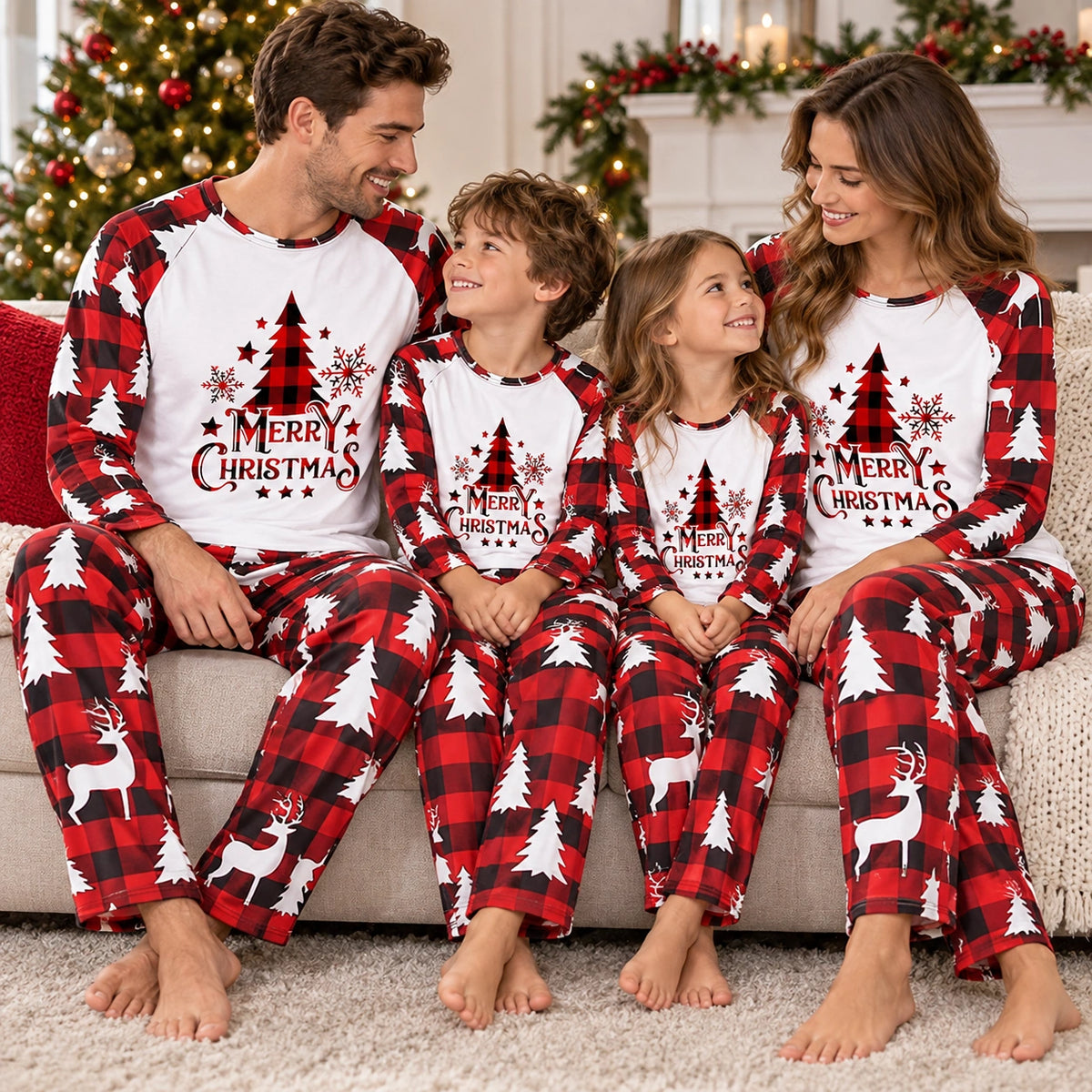 Christmas Pajama Tops For Family