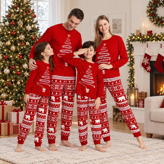 Big And Tall Christmas Pajamas Family