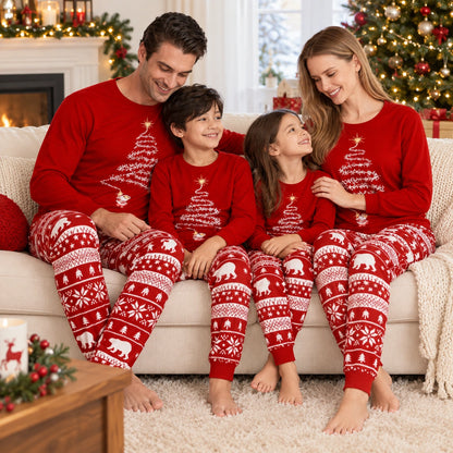 Big And Tall Christmas Pajamas Family