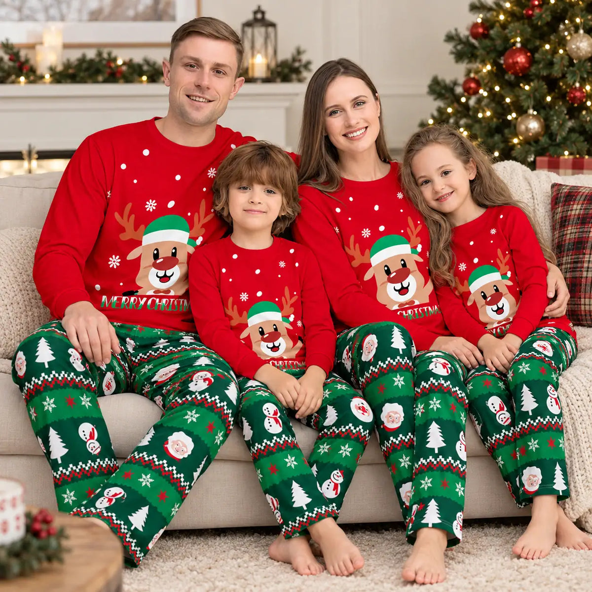 Clearance Matching Family Christmas Pajamas