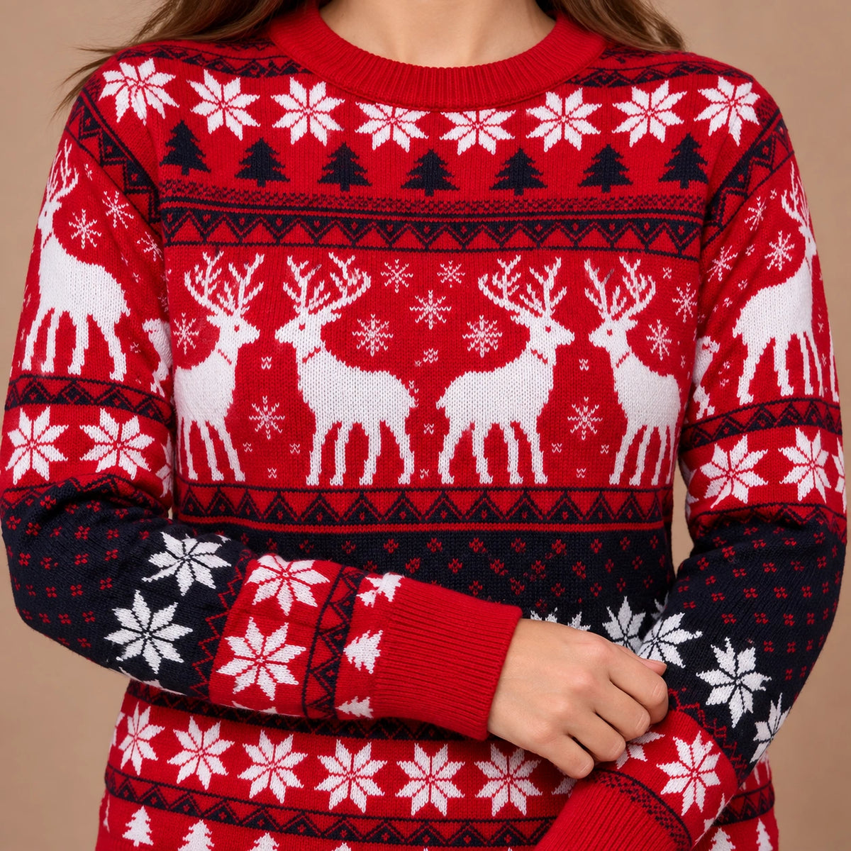 Weihnachtspullover Familie Set
