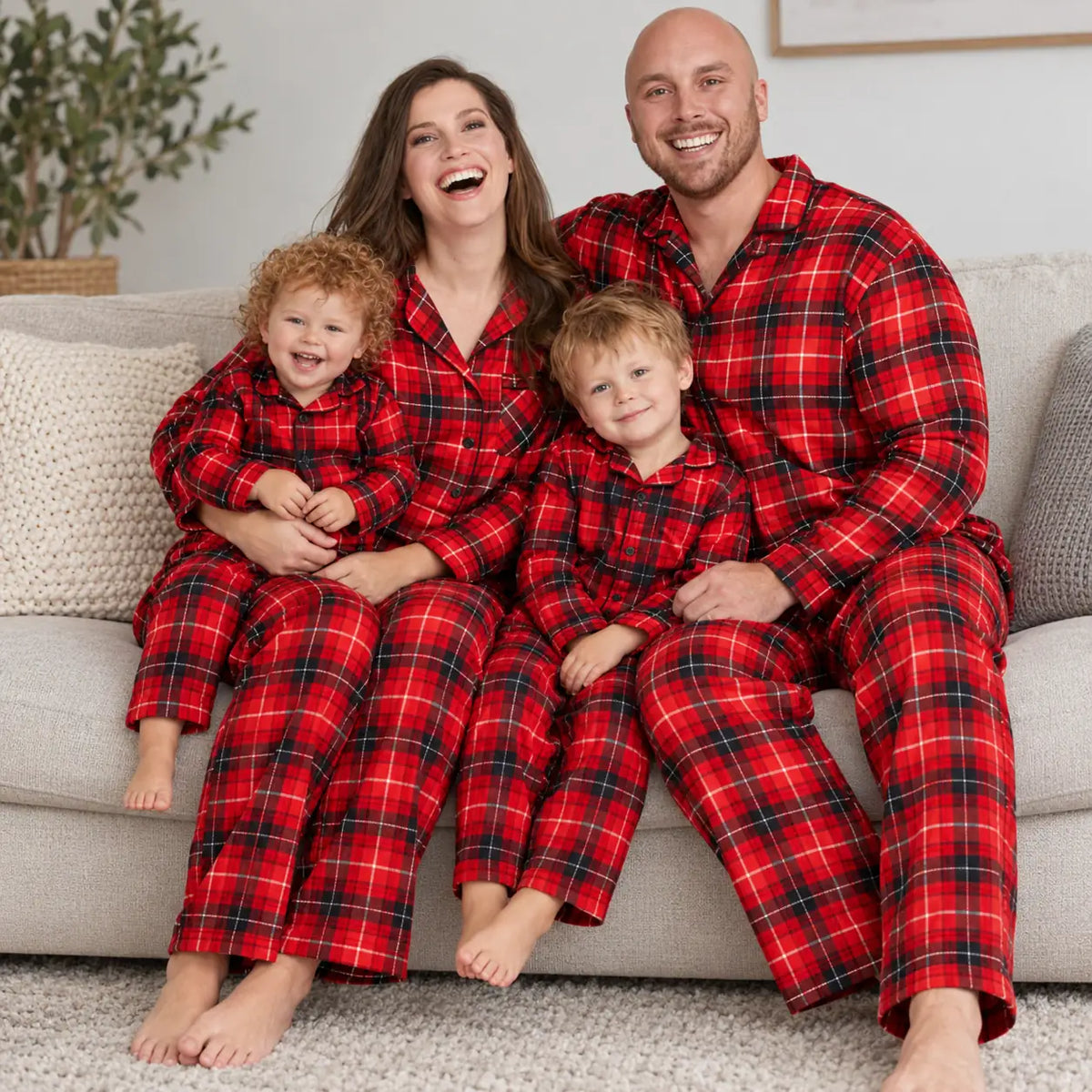Cute Matching Christmas Pajamas For Family