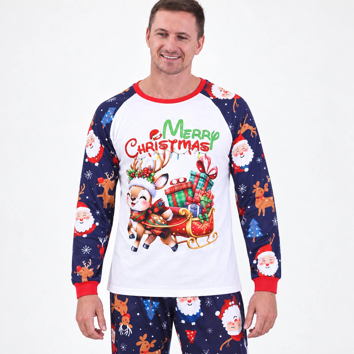Football Family Christmas Pajamas