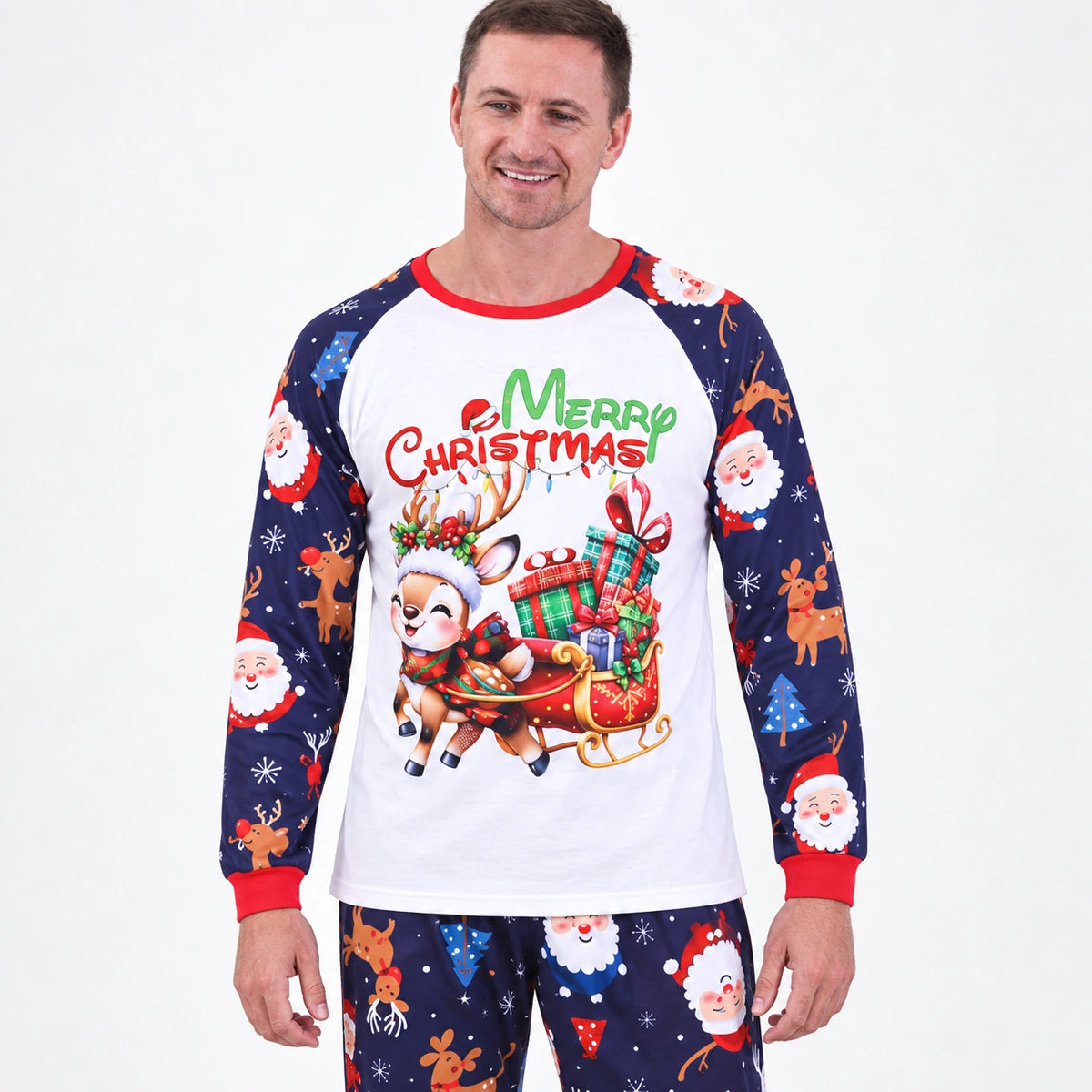 Football Family Christmas Pajamas