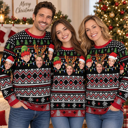 Ugly Christmas Sweater Family Set