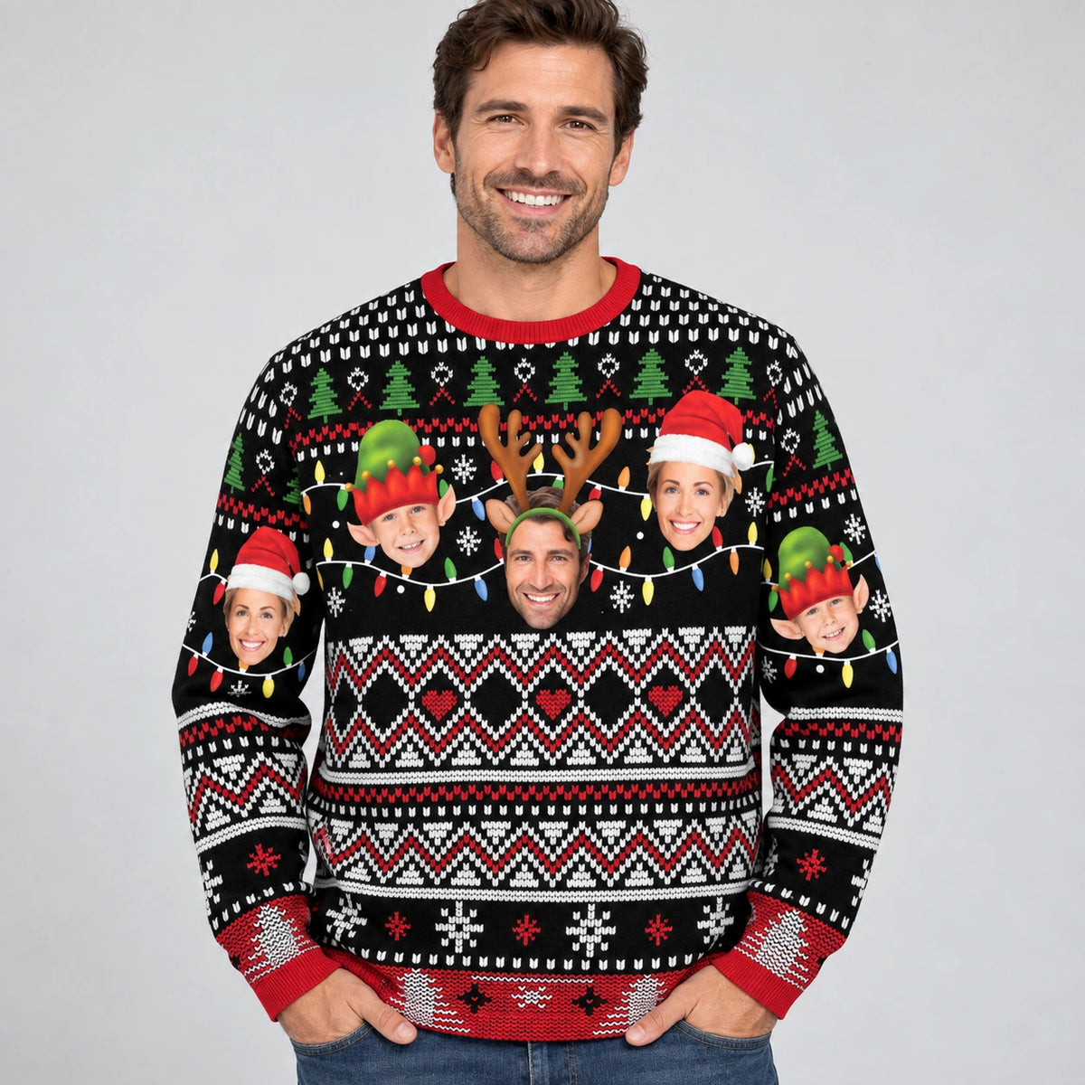 Ugly Christmas Sweater Family Set