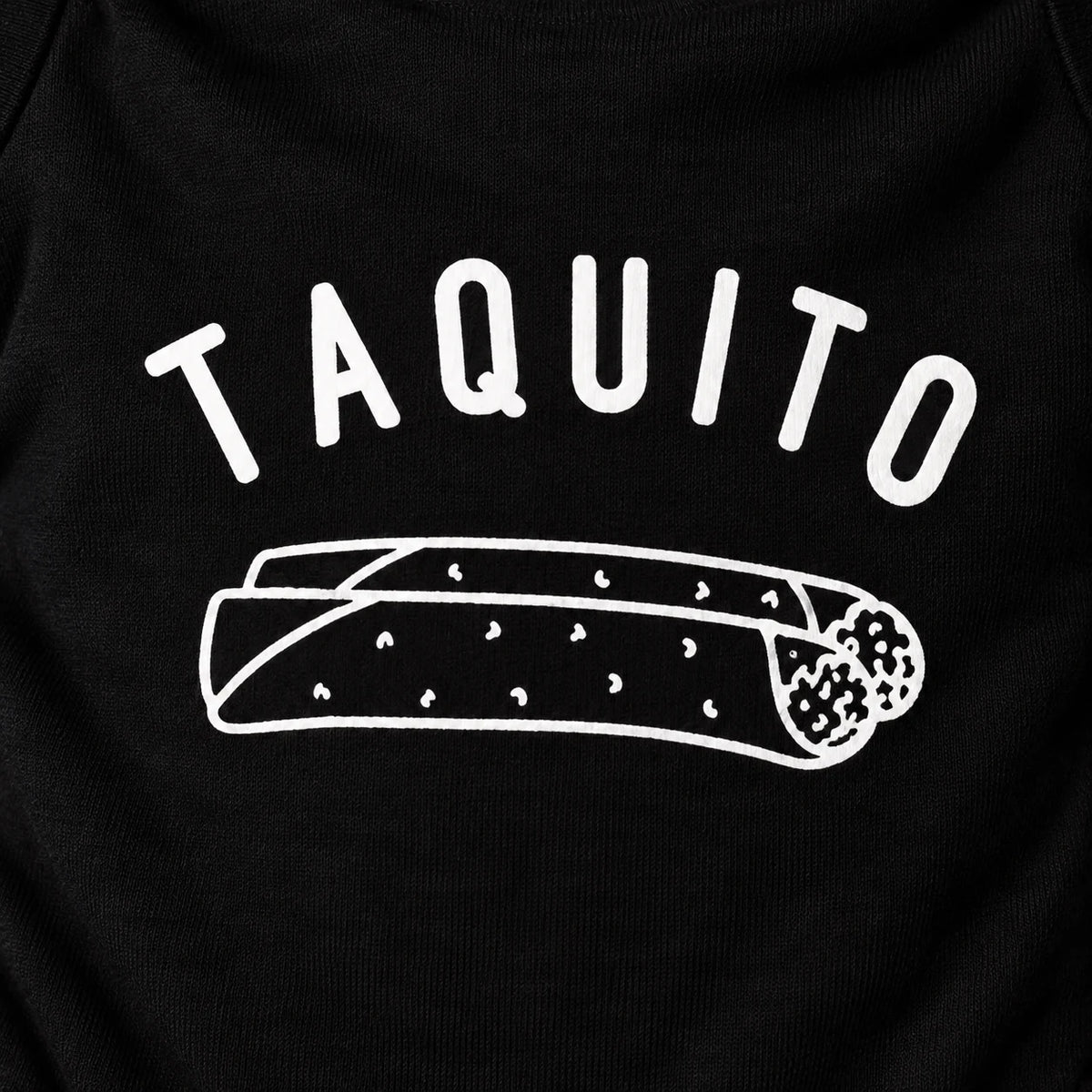 Babyshirt – TAQUITO Druckdetail